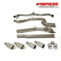 Piper exhaust Volkswagen GOLF MK6 GTI 3.0" TURBOBACK SPORTS CAT 0 SILENCER